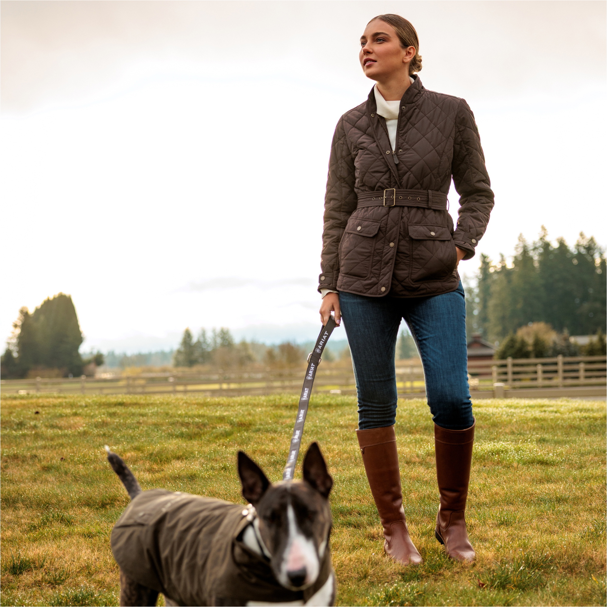 2025 Ariat Womens Woodside Jacket 10062691 - Coffee Bean